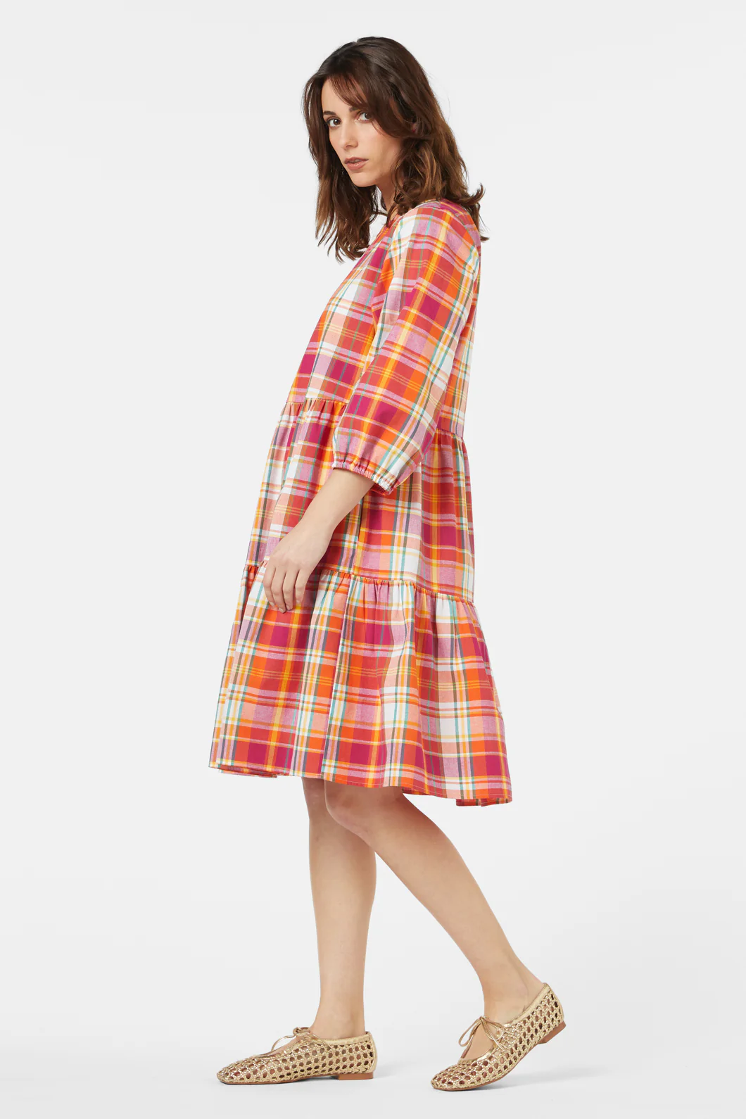 Field Check Dress - Image 4