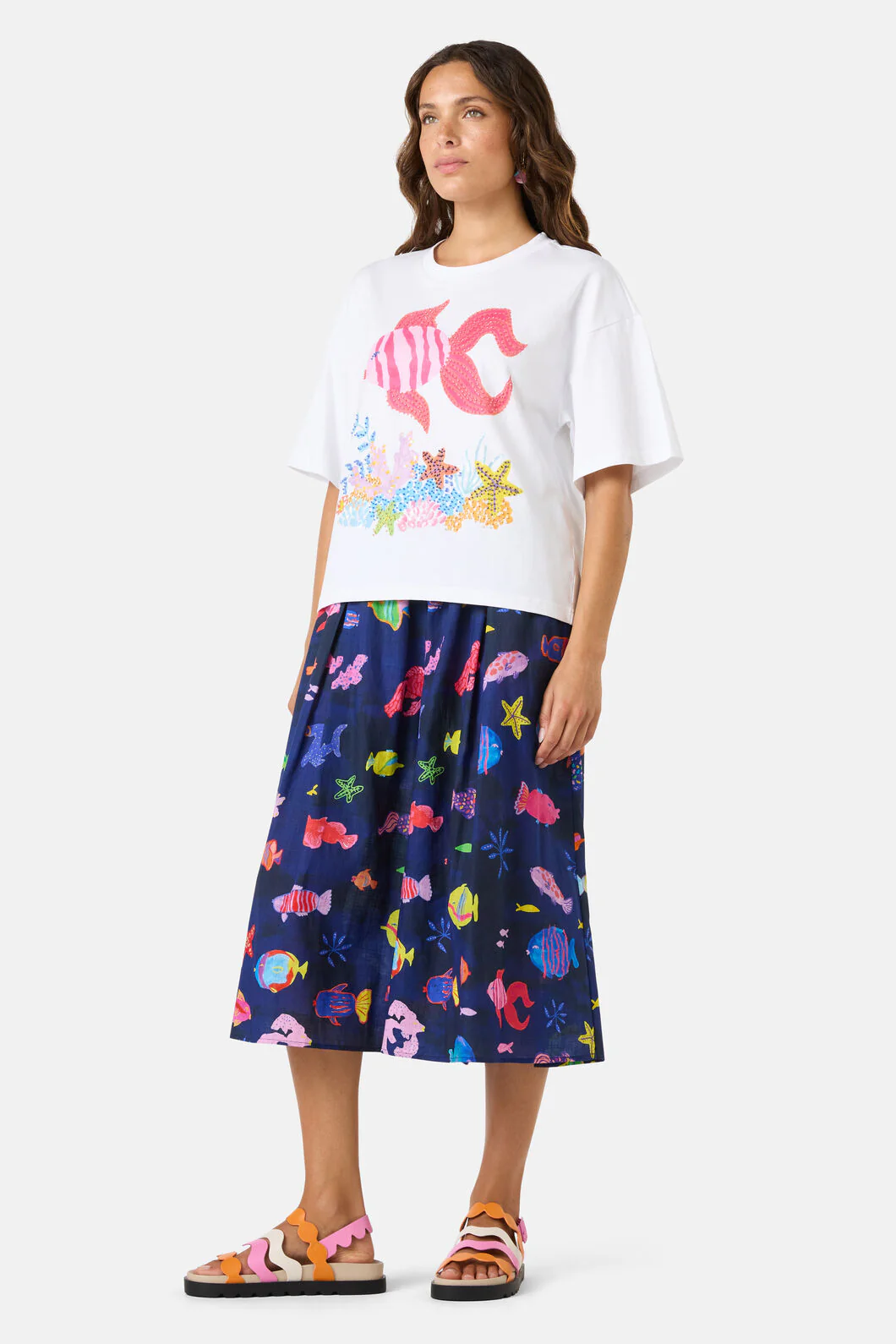Fish Ahoy Relaxed Tee - Image 3