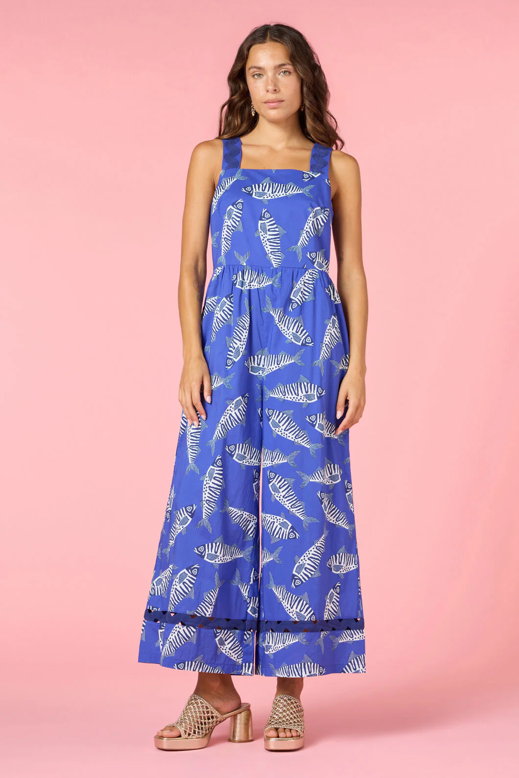 Fishy Fishy  Print Pantsuit - Image 2