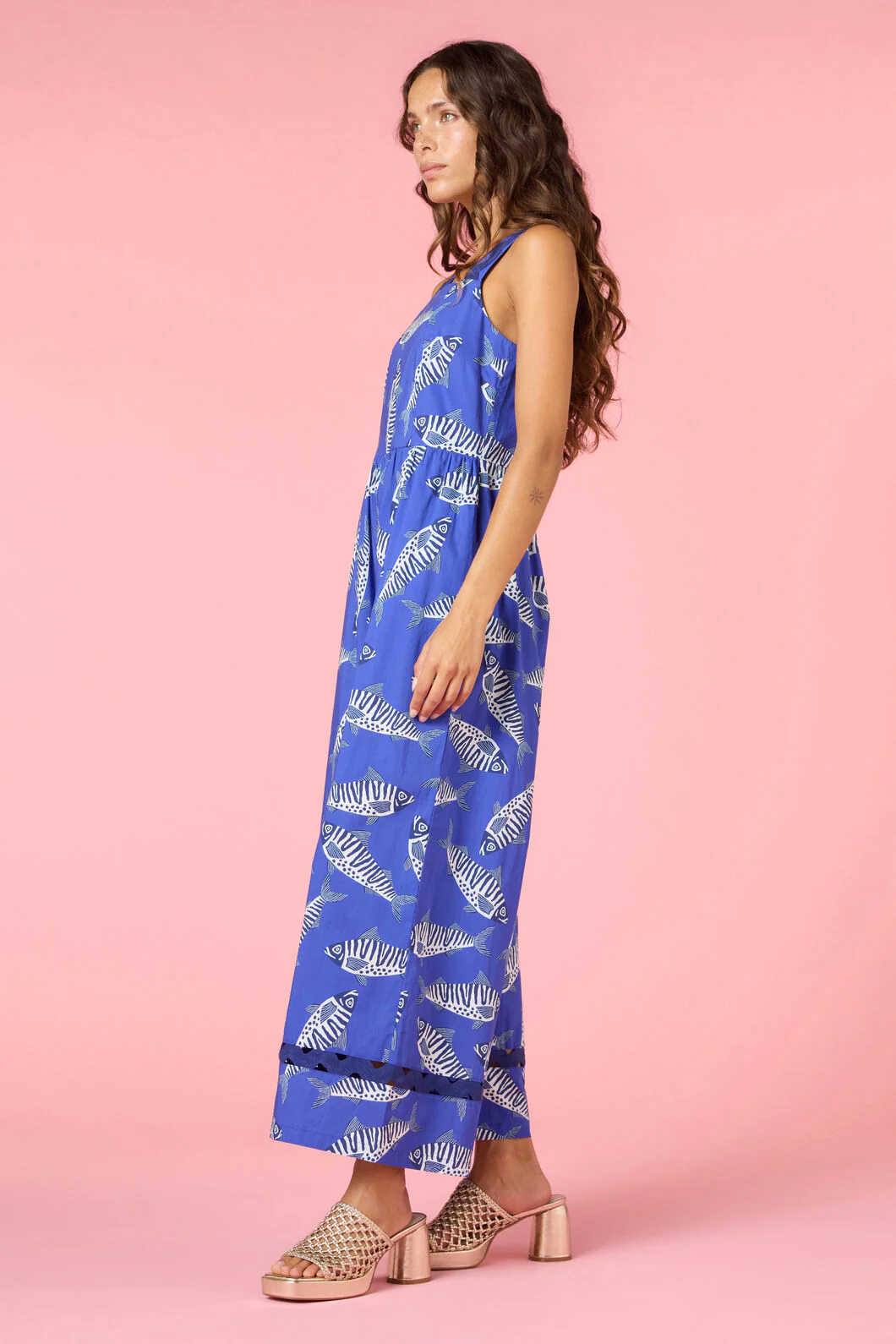 Fishy Fishy  Print Pantsuit - Image 3
