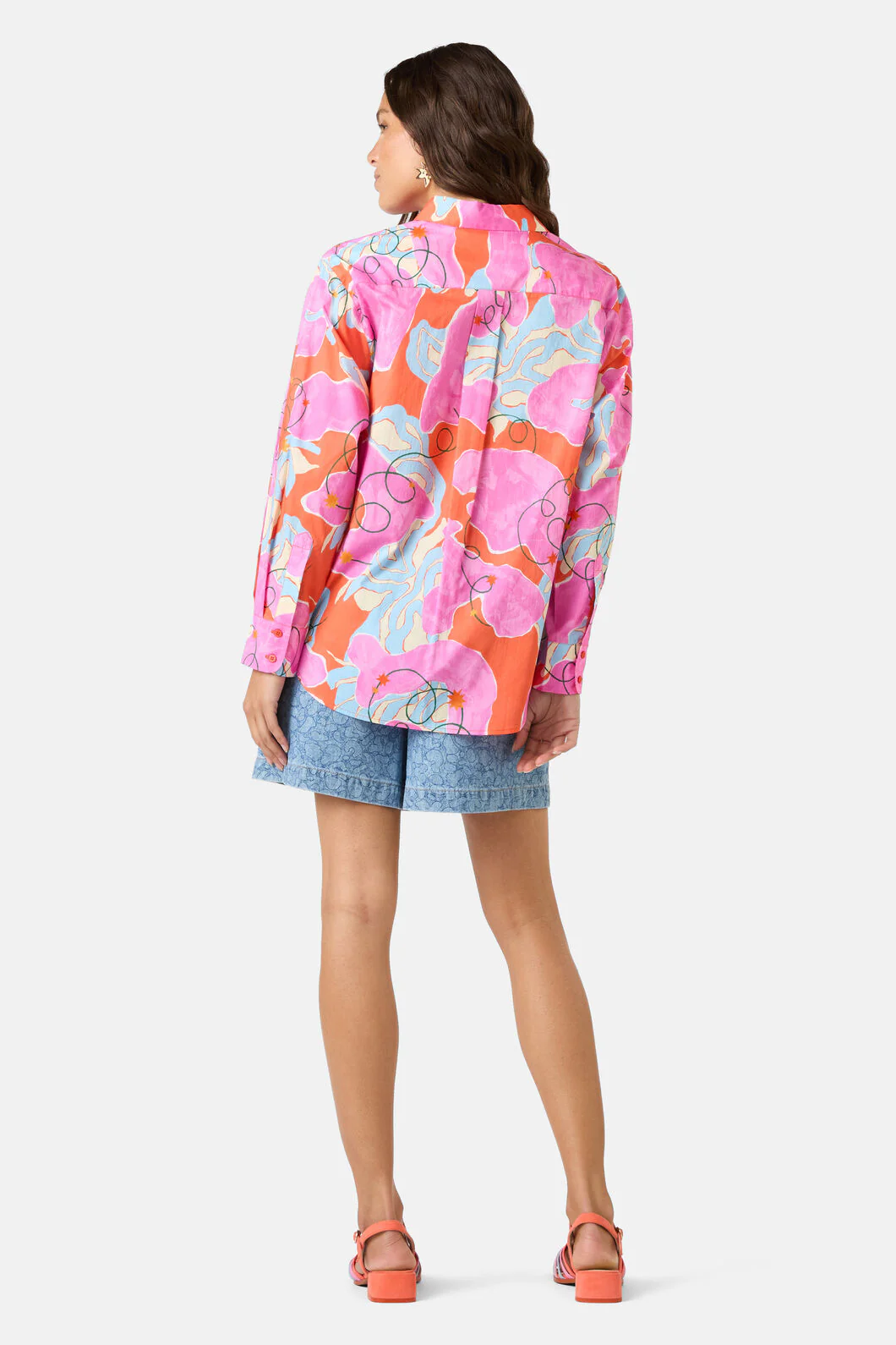 Fleur Rosa Print Shirt - Image 4