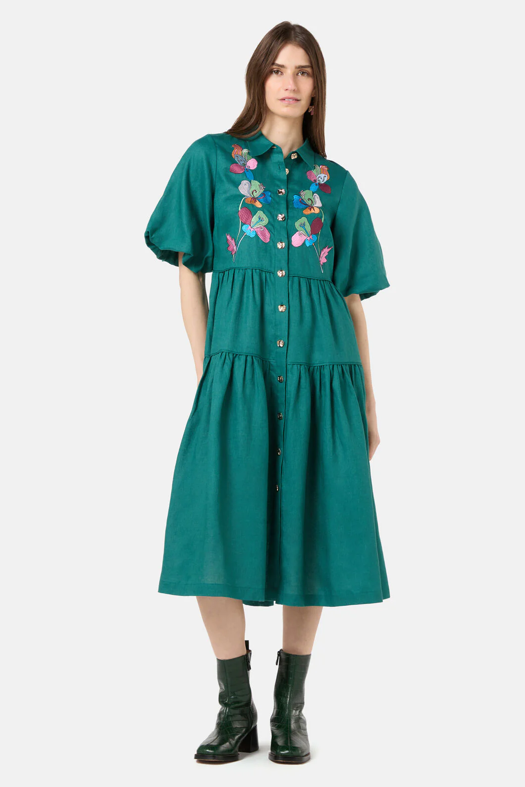 Flora Aurora Smock Dress - Image 4