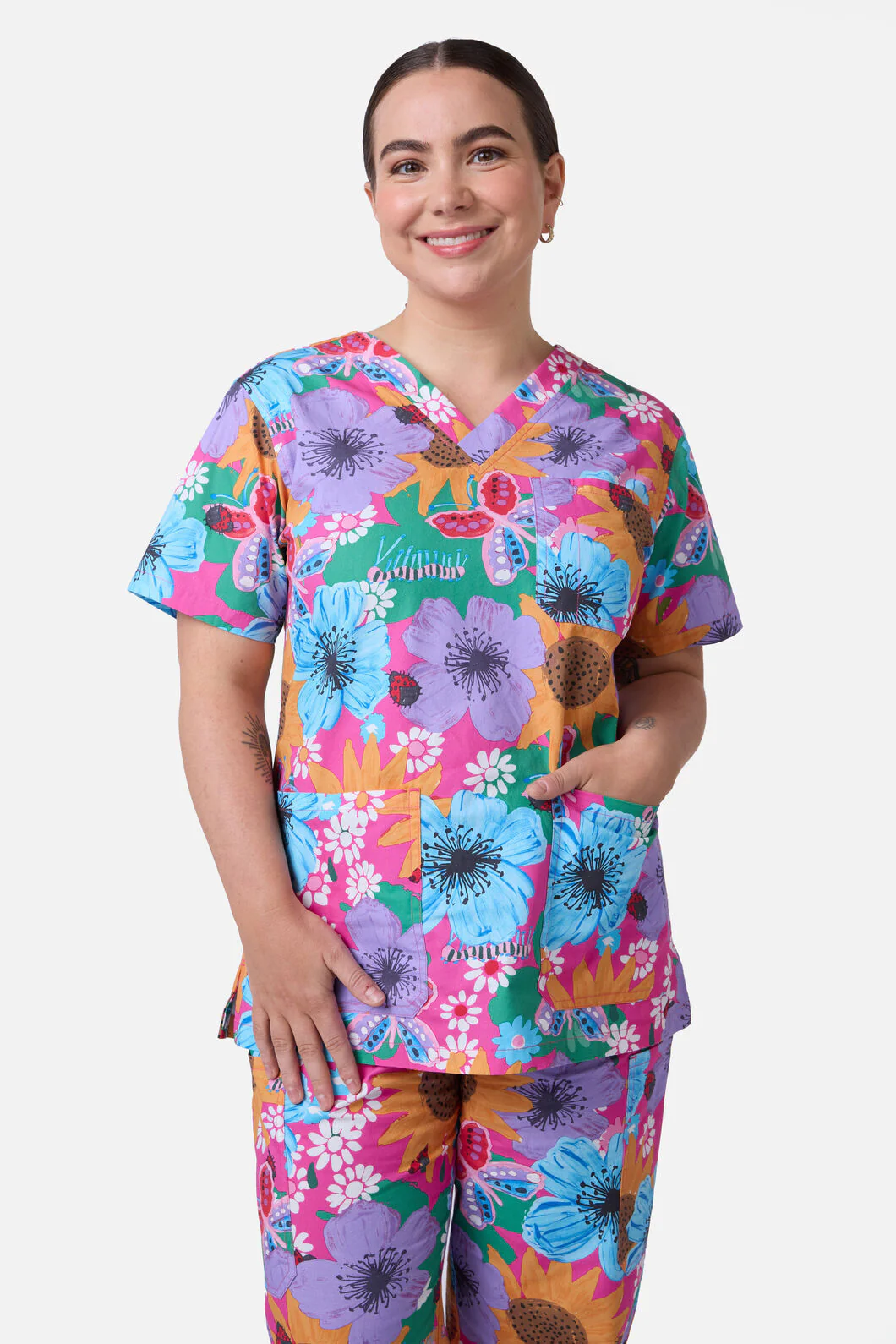 Floral Bouquet Scrub Set - Image 5
