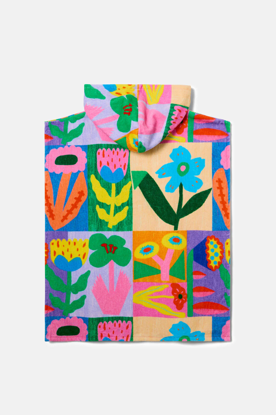 Floral Patchy Kids Swim Poncho - Image 3