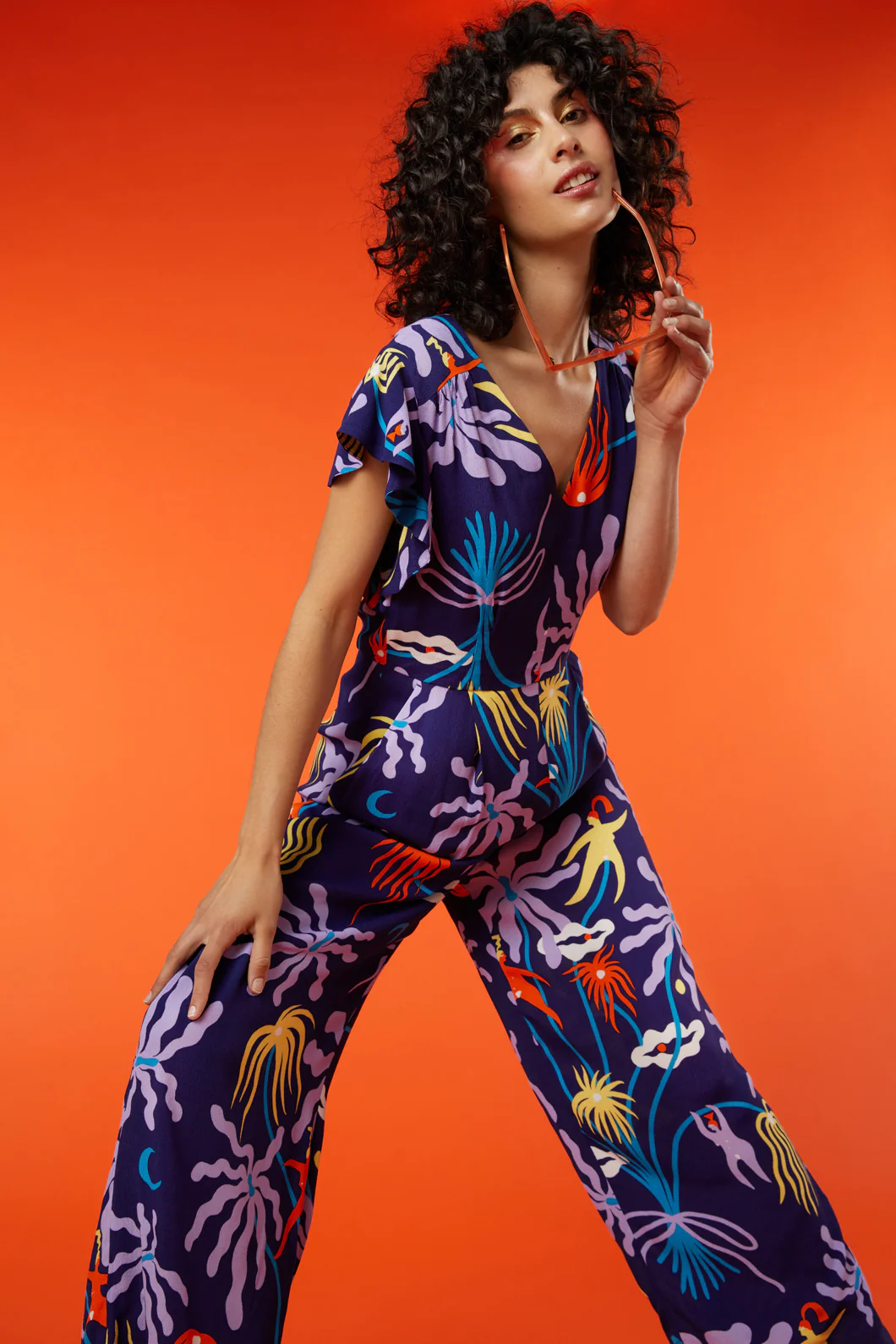 Floral Spring Pantsuit - Image 2