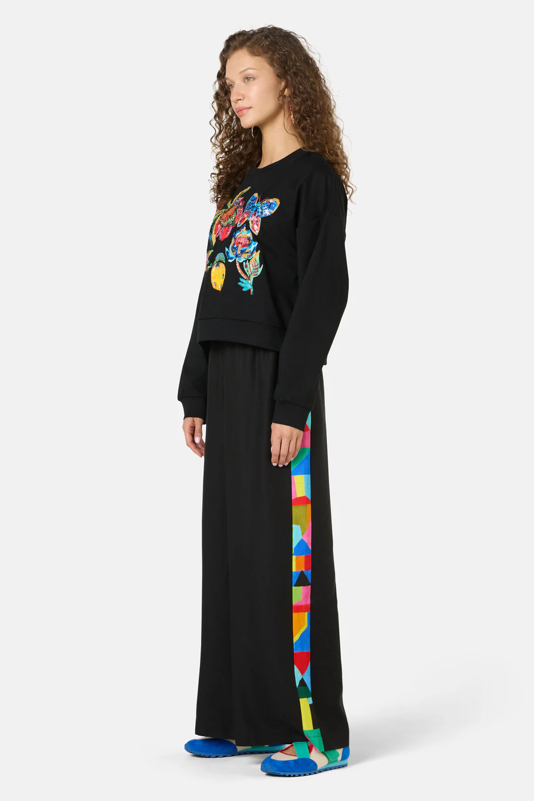 Floral Symphony Emb Sweater - Image 3