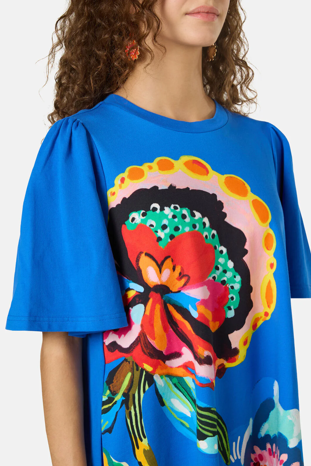 Floral Symphony Tee Dress - Image 6