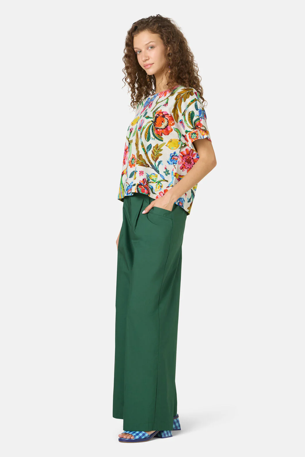 Floral Symphony Yardage Tee - Image 3