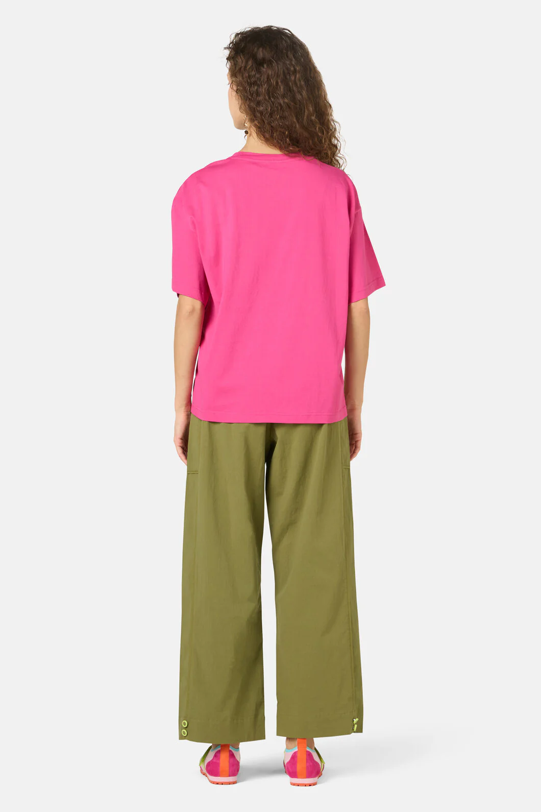 Floral Symphony Placement Oversized Tee - Image 4