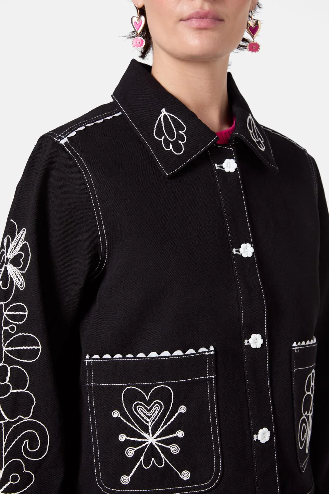 Folk Tales Embroidered Jacket - Image 10
