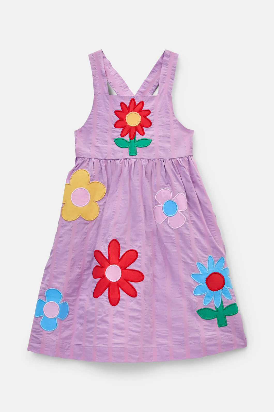 Folksy Floral Kids Pinafore - Image 3