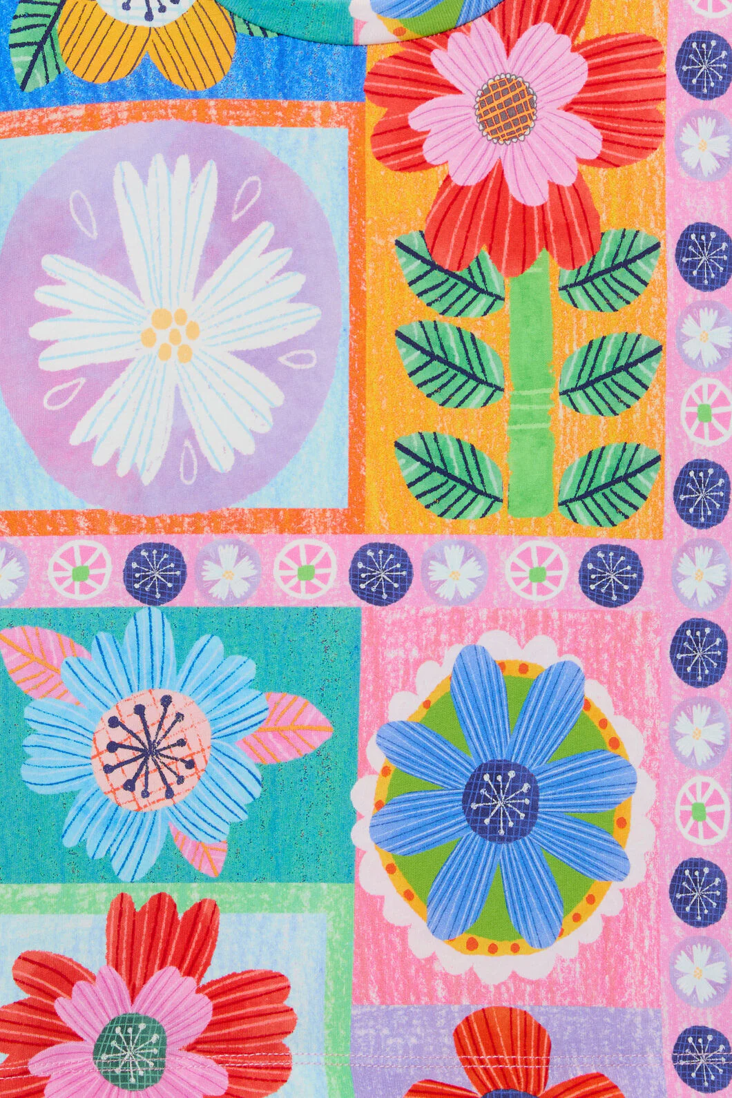 Folksy Floral Kids SS Tee - Image 3