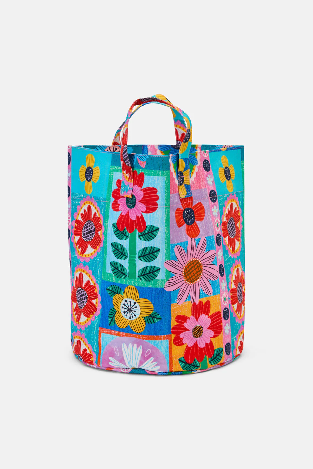 Folksy Floral Kids Toy Basket - Image 2