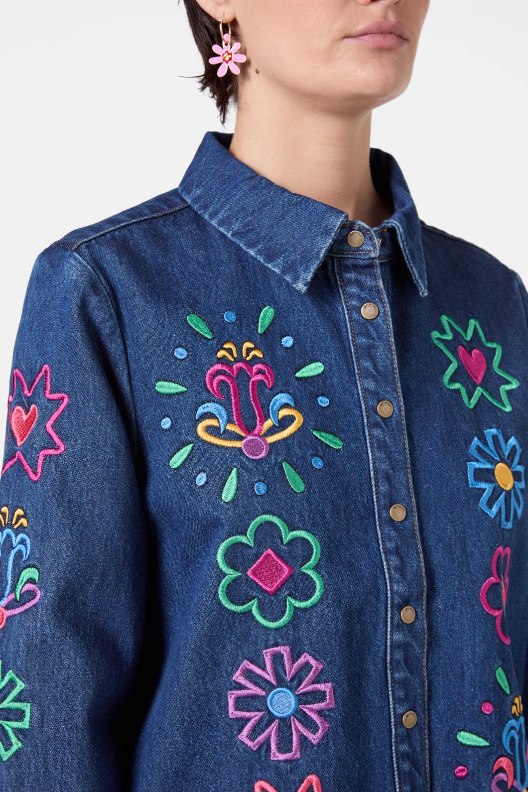 Friendly Folk Denim Shacket - Image 6