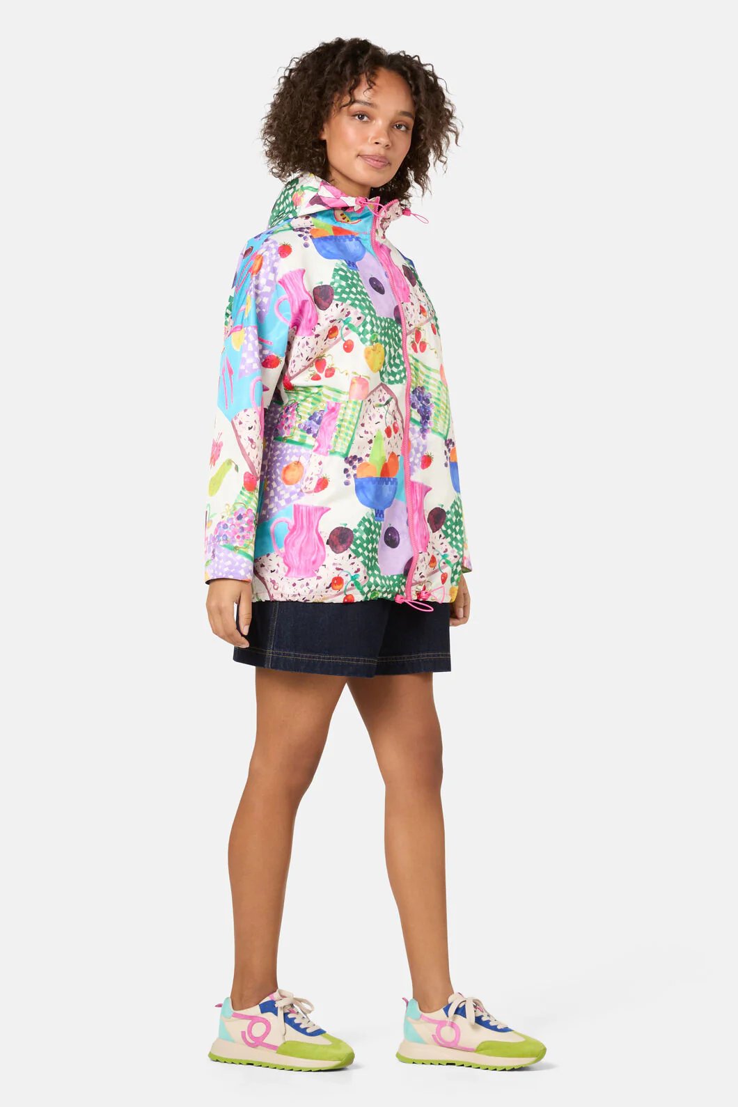 Fruit Party Print Raincoat - Image 3