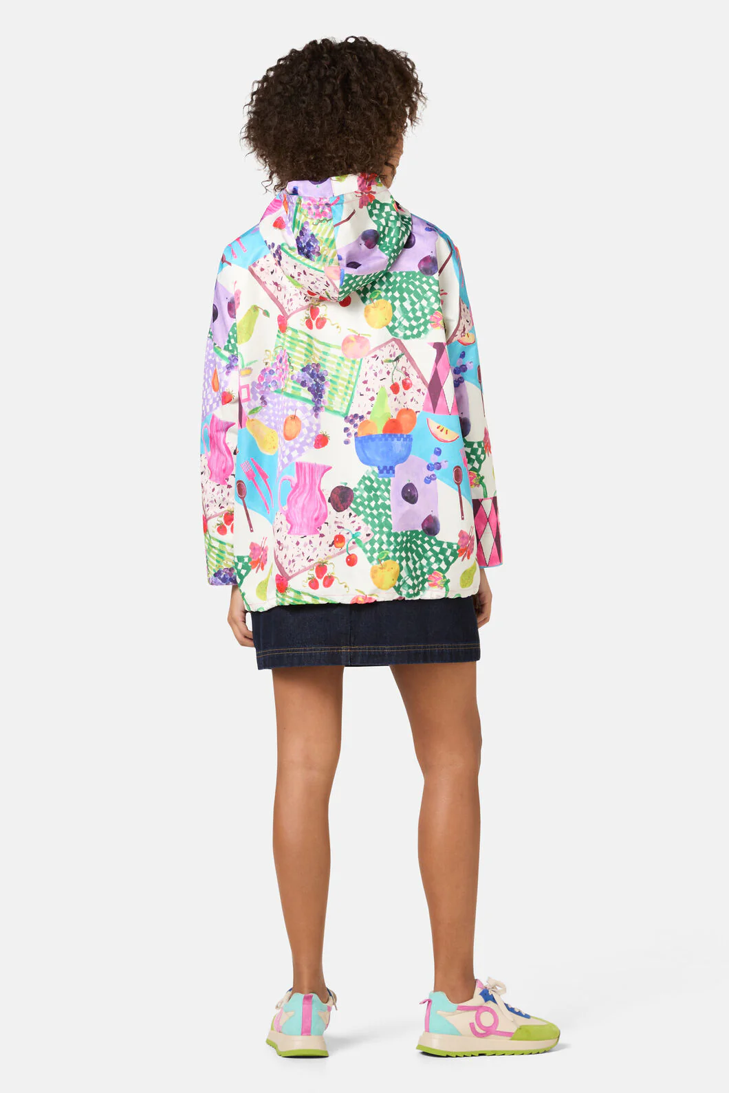 Fruit Party Print Raincoat - Image 4