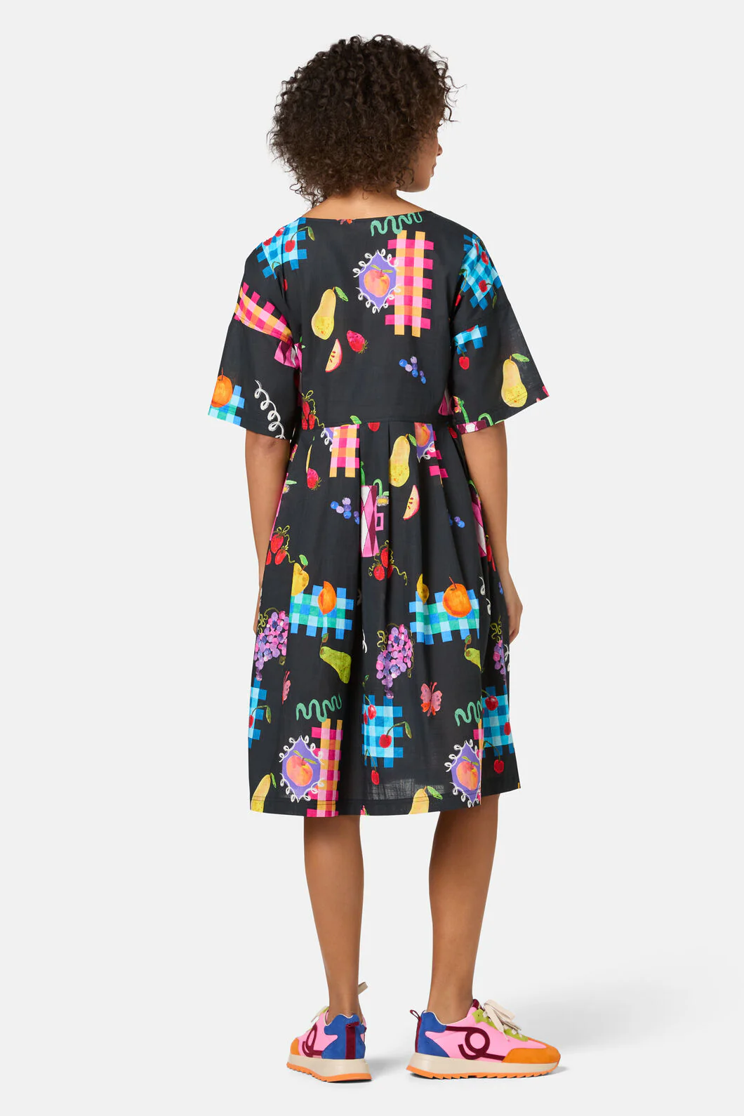Fruit Party Print Sadie Dress - Image 4
