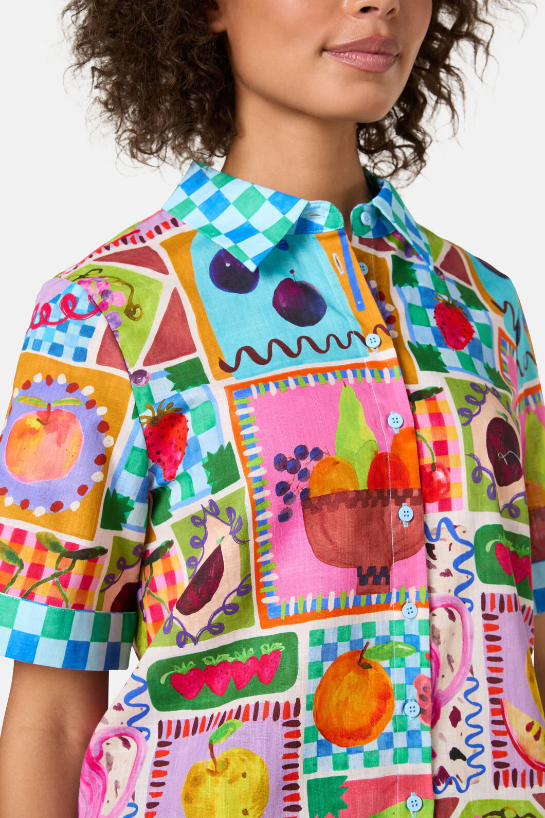 Fruit Party Print Shirt - Image 7