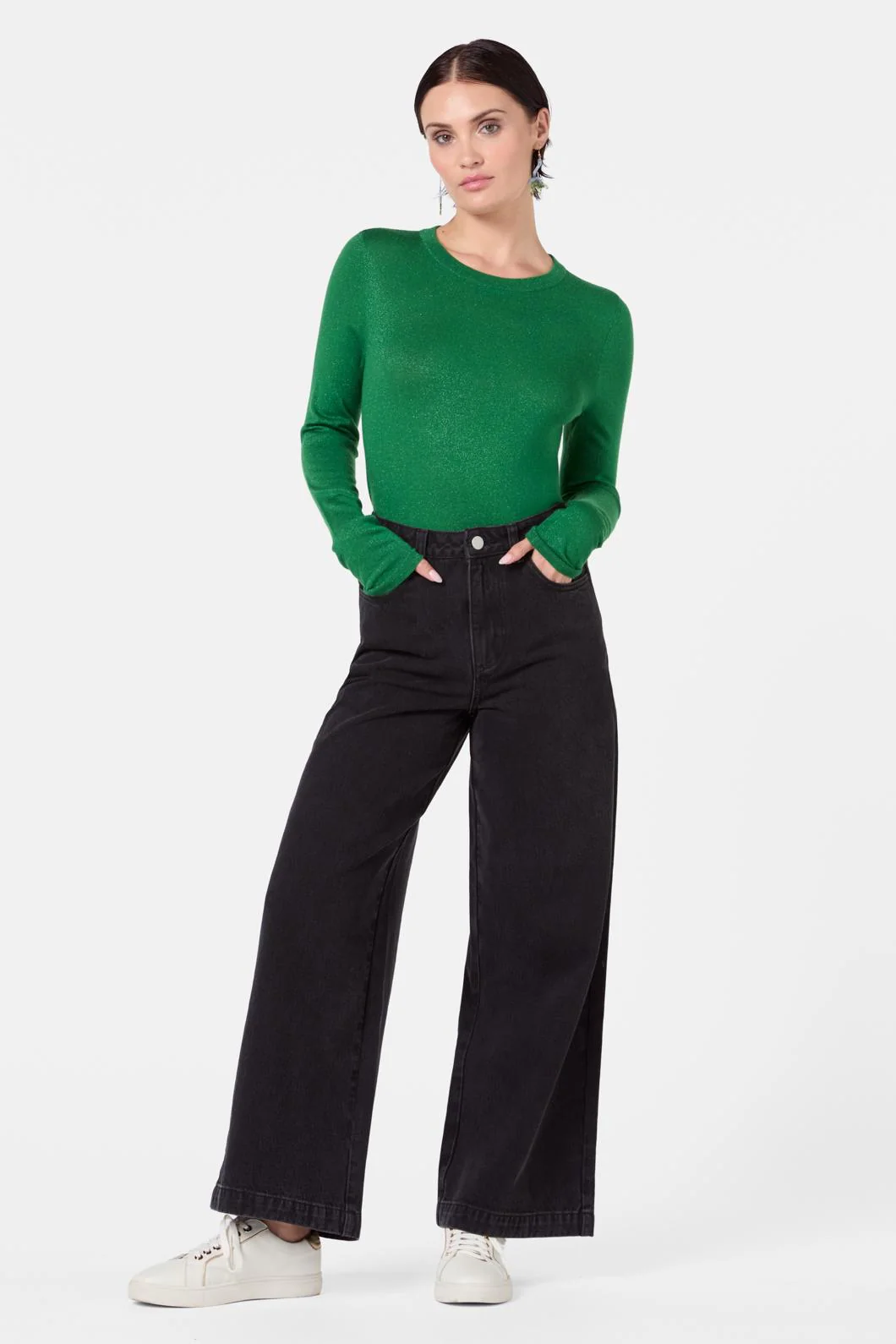 Galaxy Crew Neck Knit Top - Image 2