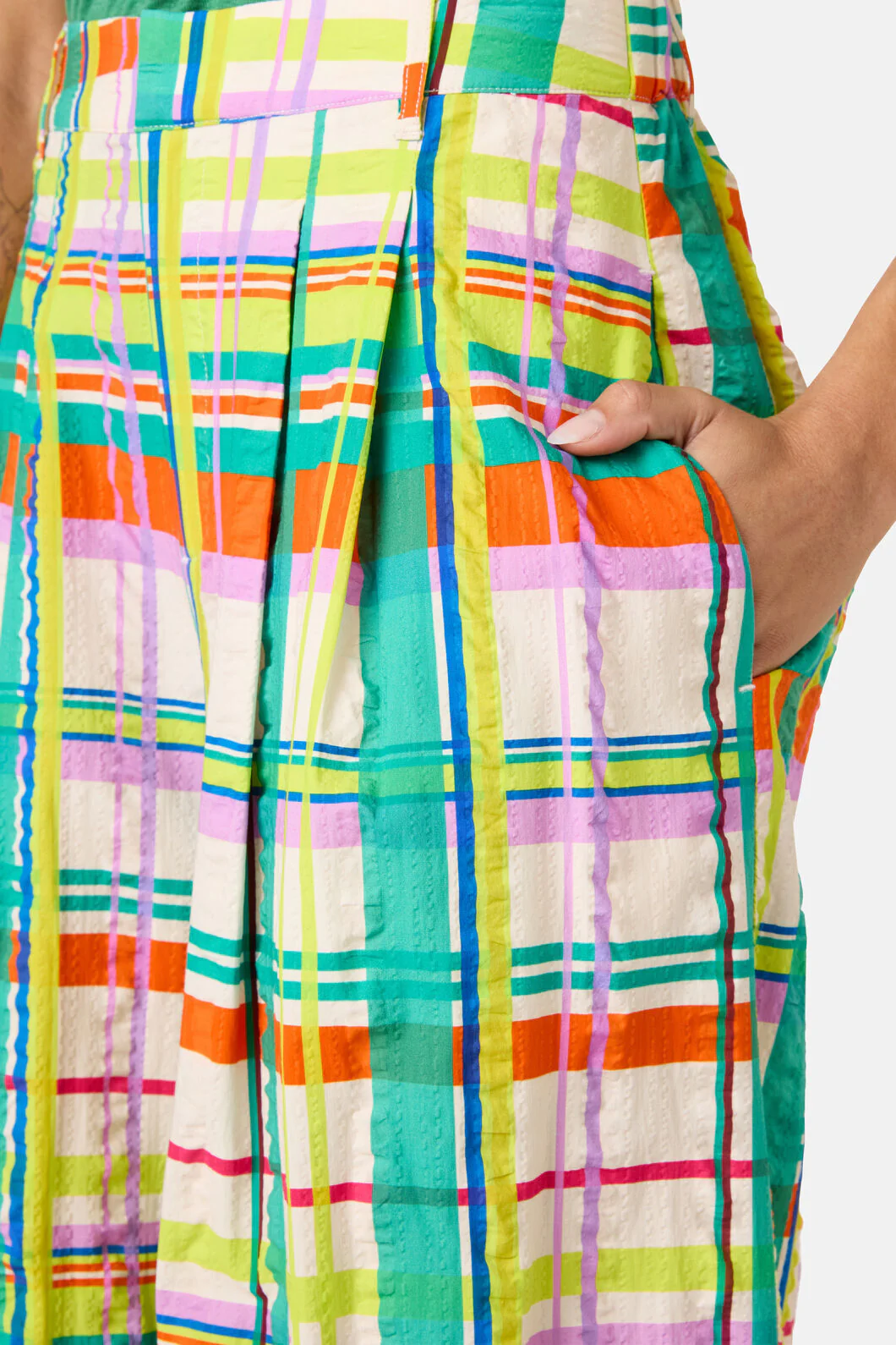 Geo Pop Check Skort - Image 5