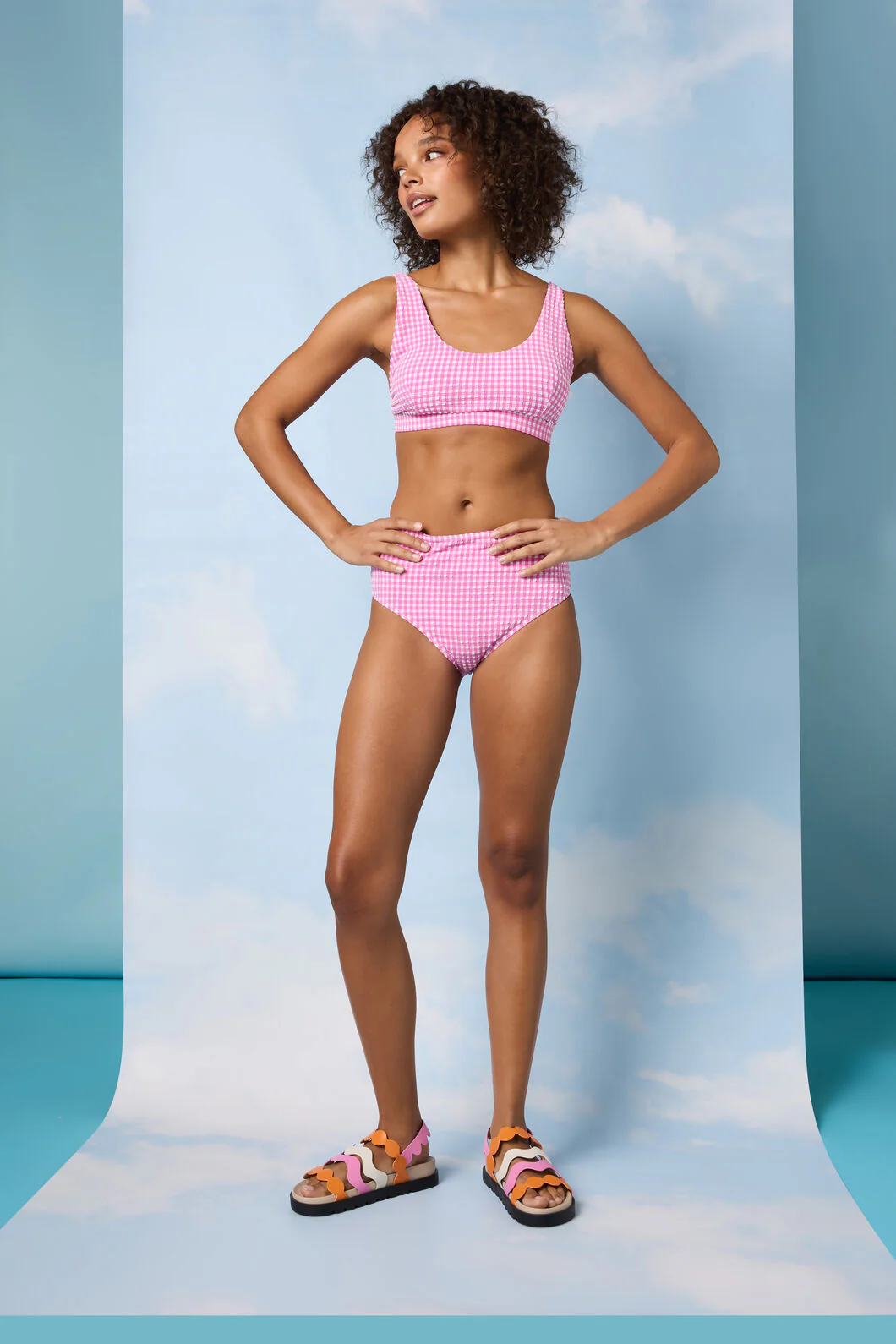Gingham Bikini Bottom - Image 3