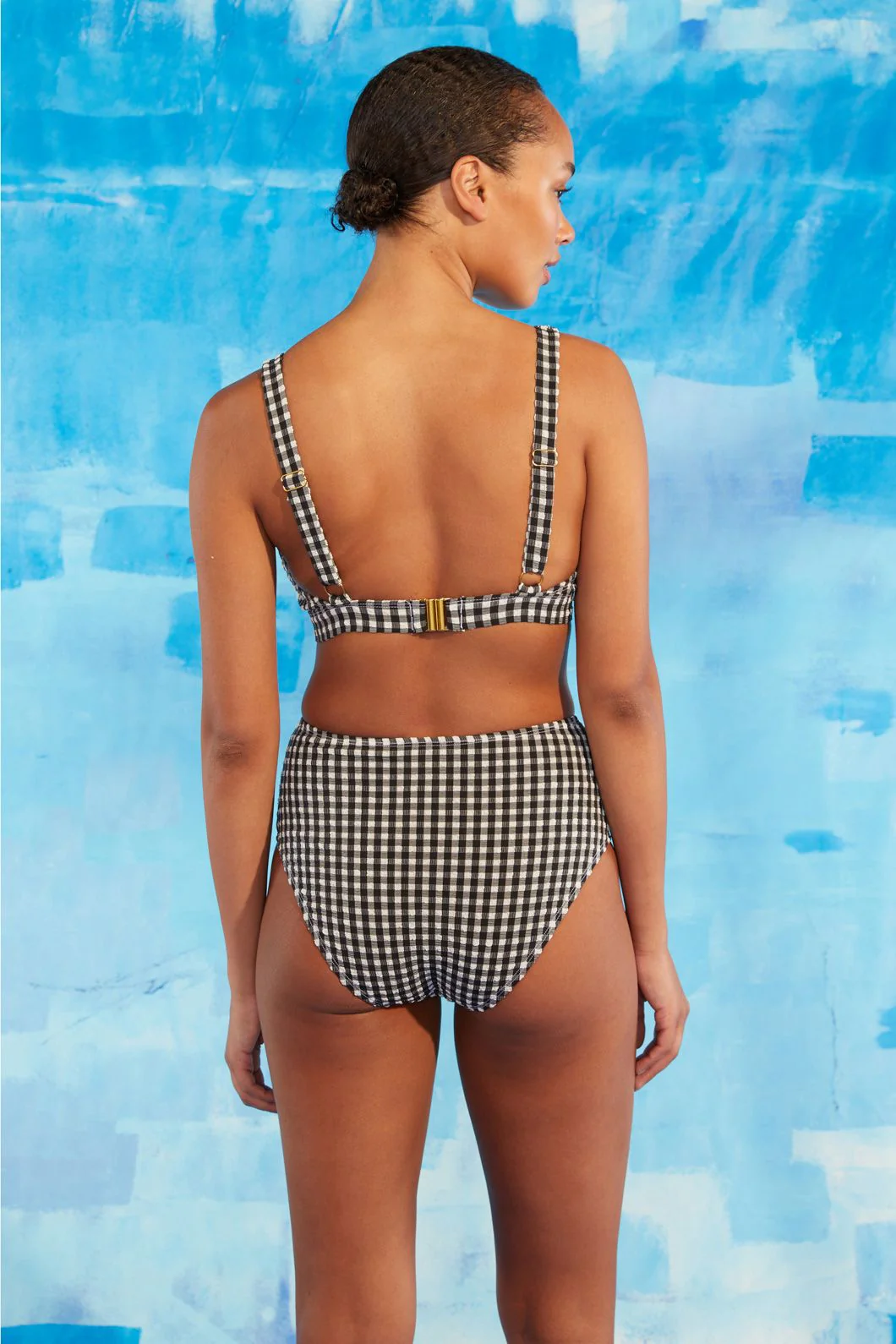 Gingham Bikini Top - Image 5