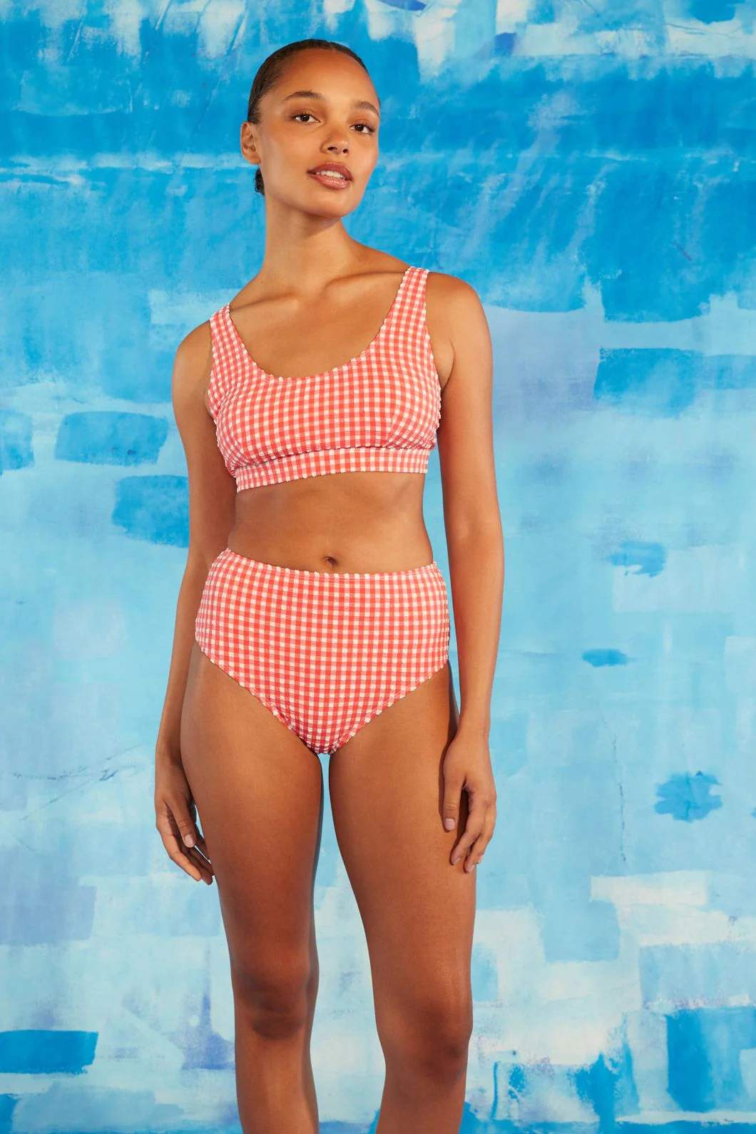 Gingham Bikini Top - Image 8