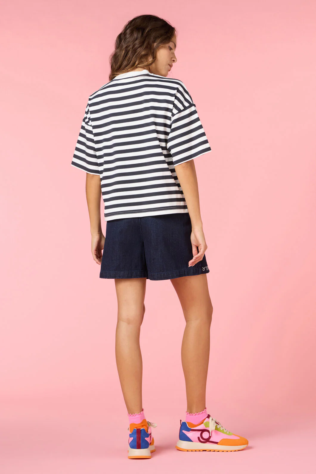 Gone Fishing Print Relaxed Tee - Image 5