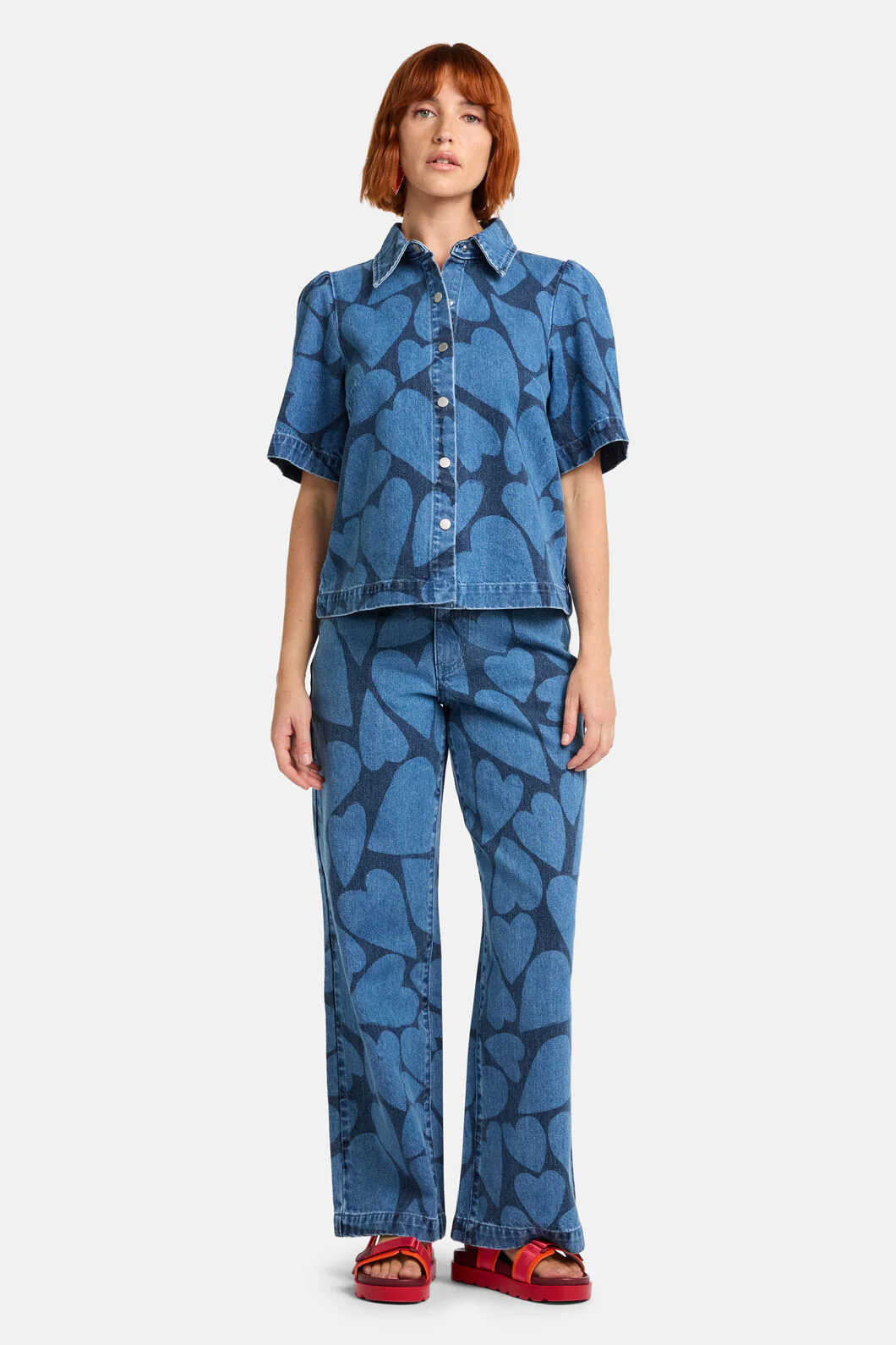 Heartbeat Denim Shirt - Image 2