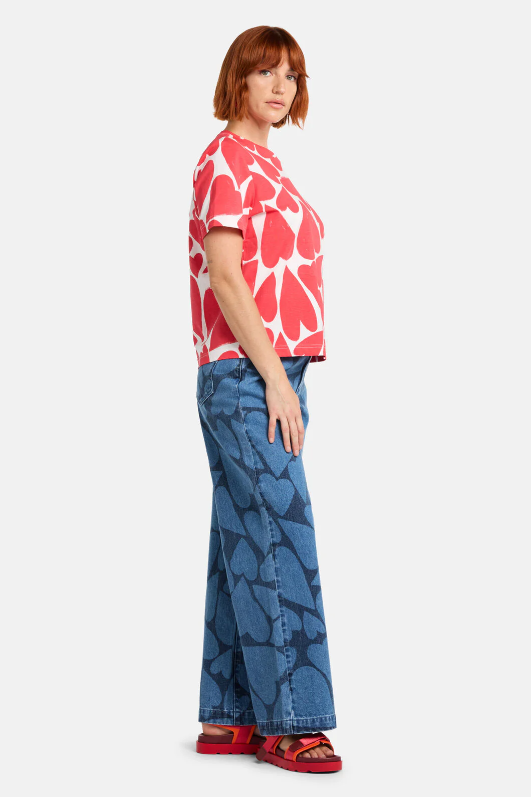 Heartbeat Print Classic Tee - Image 3