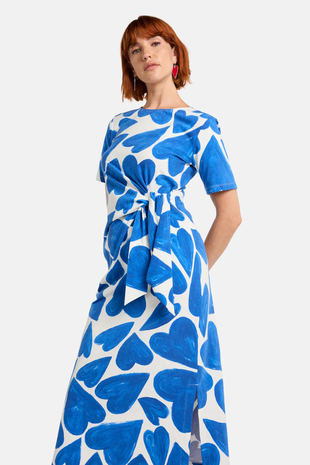 Heartbeat Print Tee Dress - Image 4