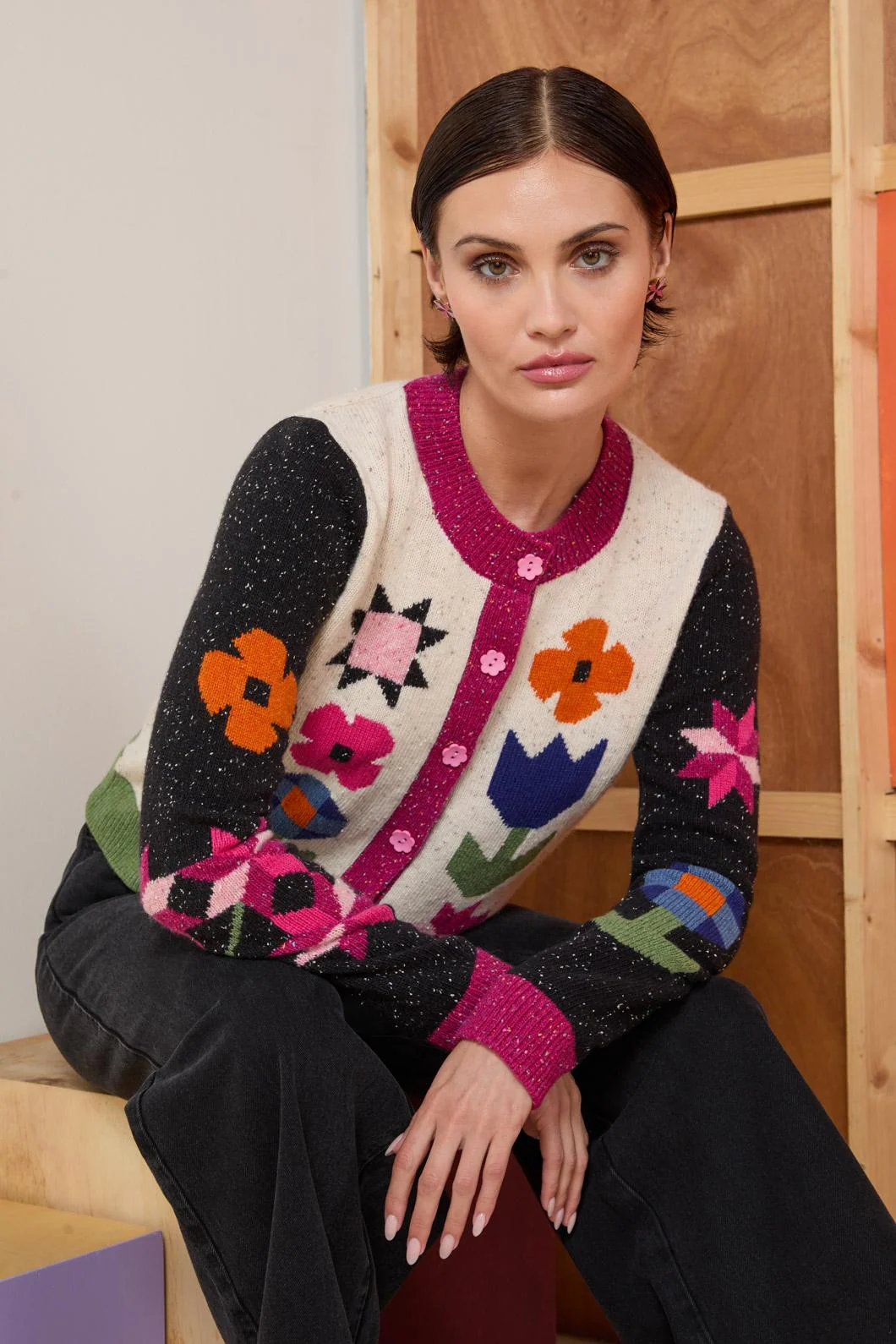 Heirloom Patchwork Cardigan - Image 2