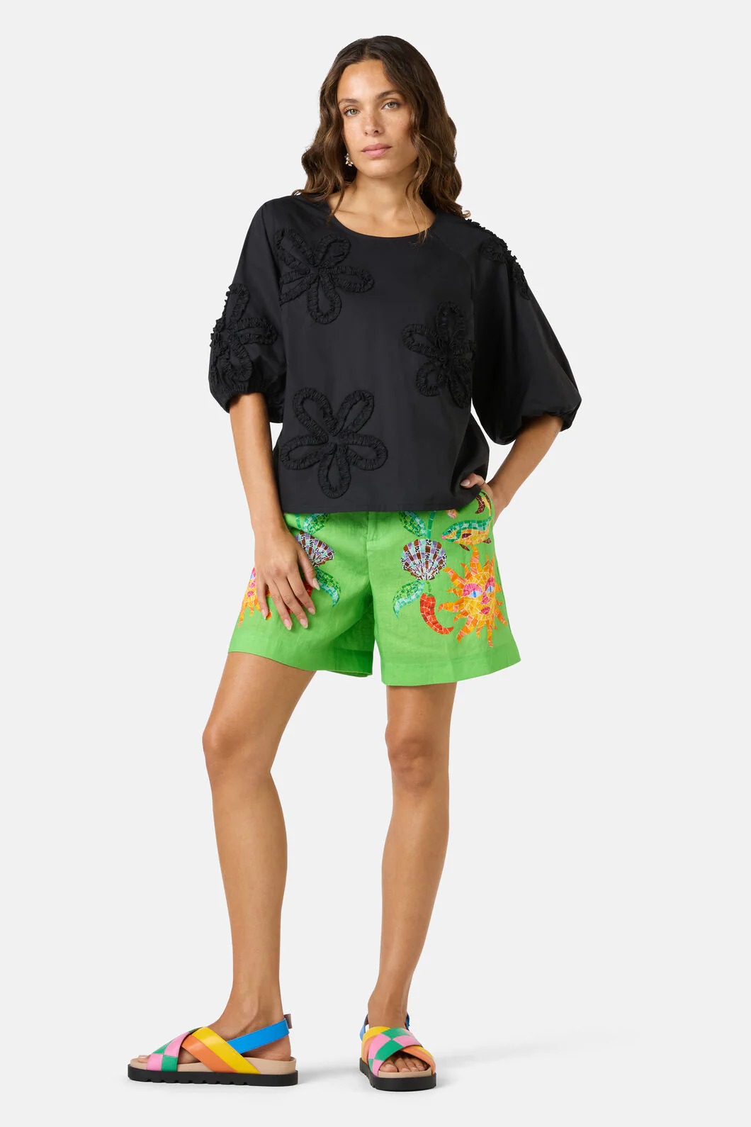 Hi Flower Cotton Top - Image 2