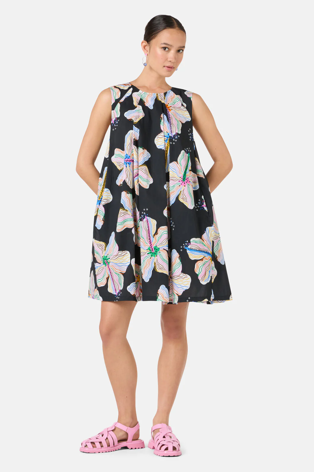 Hibiscus Bubble Dress - Image 2