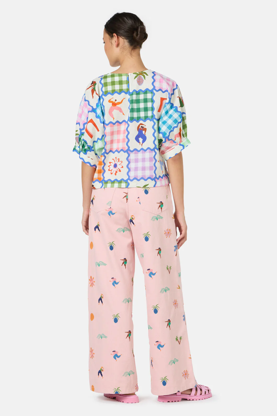 Hidden Paradise Patchwork Top - Image 4