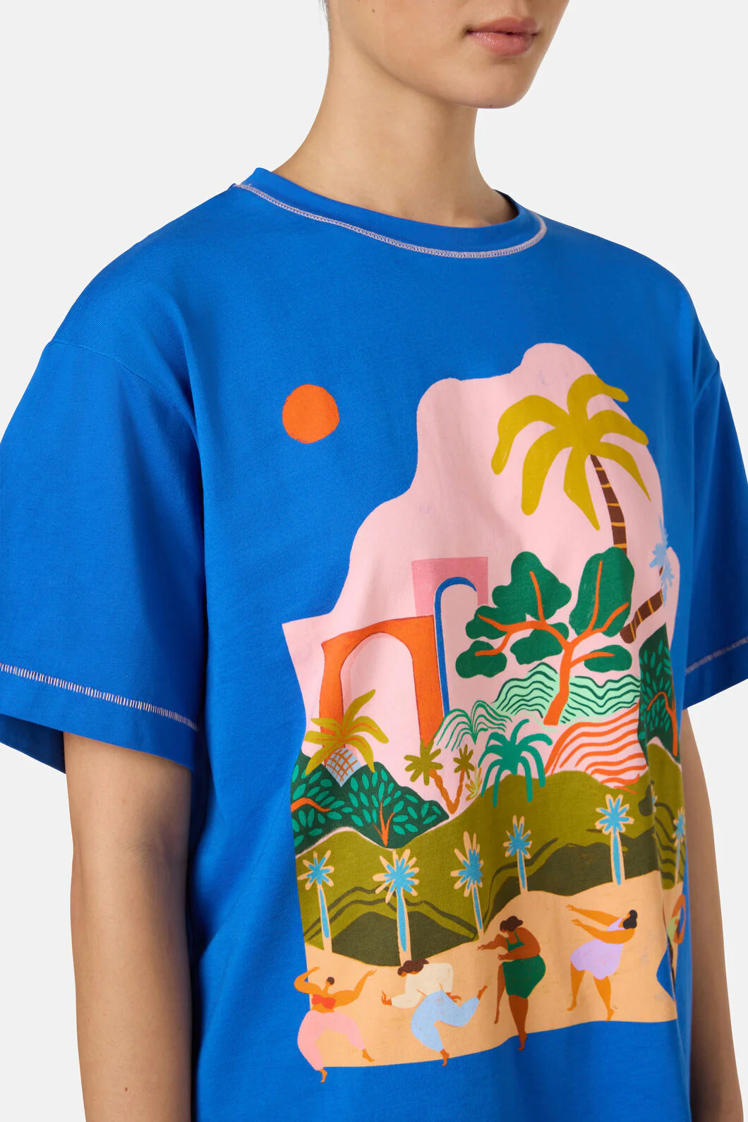 Hidden Paradise Placement OS Tee - Image 4