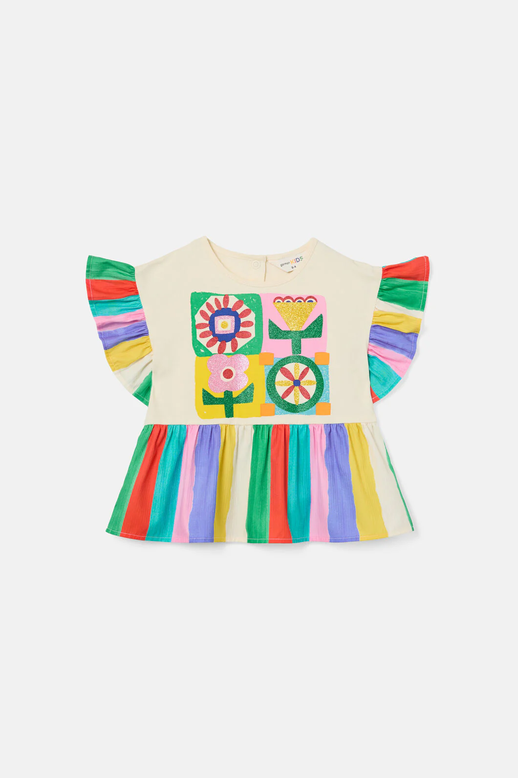 Hideout Geo Kids Top - Image 2
