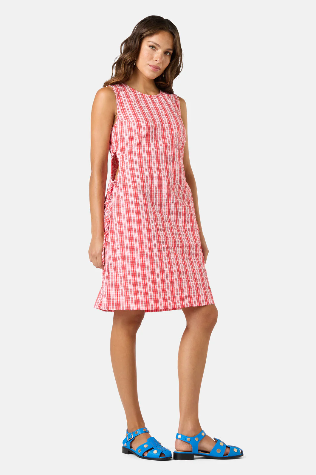 Highland Check Mini Dress - Image 2