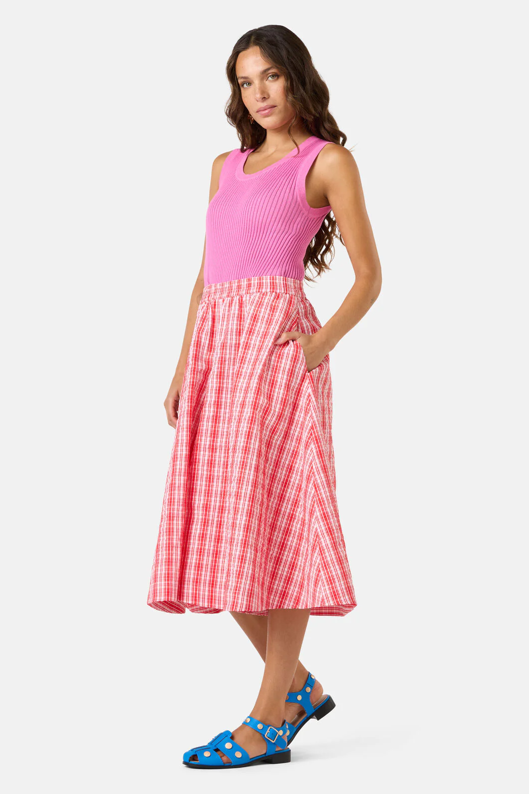 Highland Check Skort - Image 4