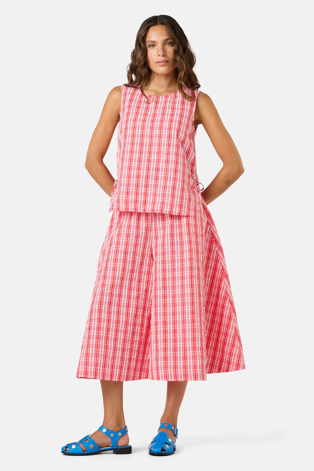 Highland Check Skort - Image 7