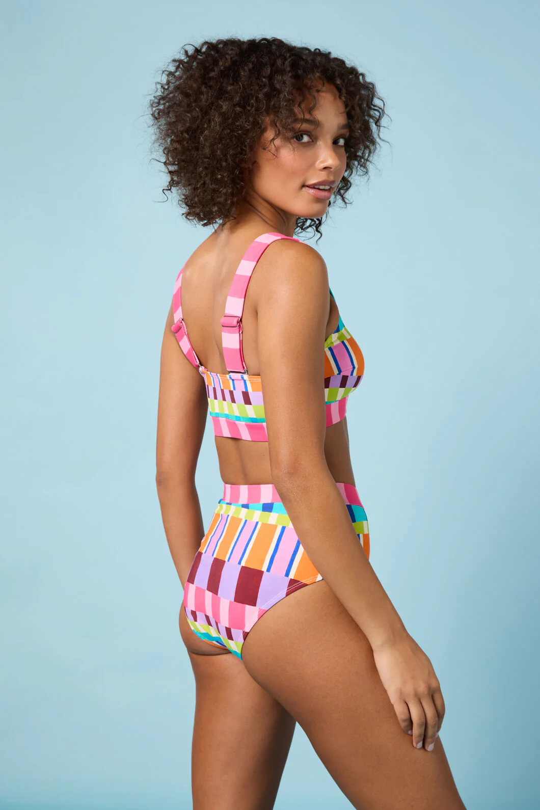 Holiday Stripe Bikini Bottom - Image 3