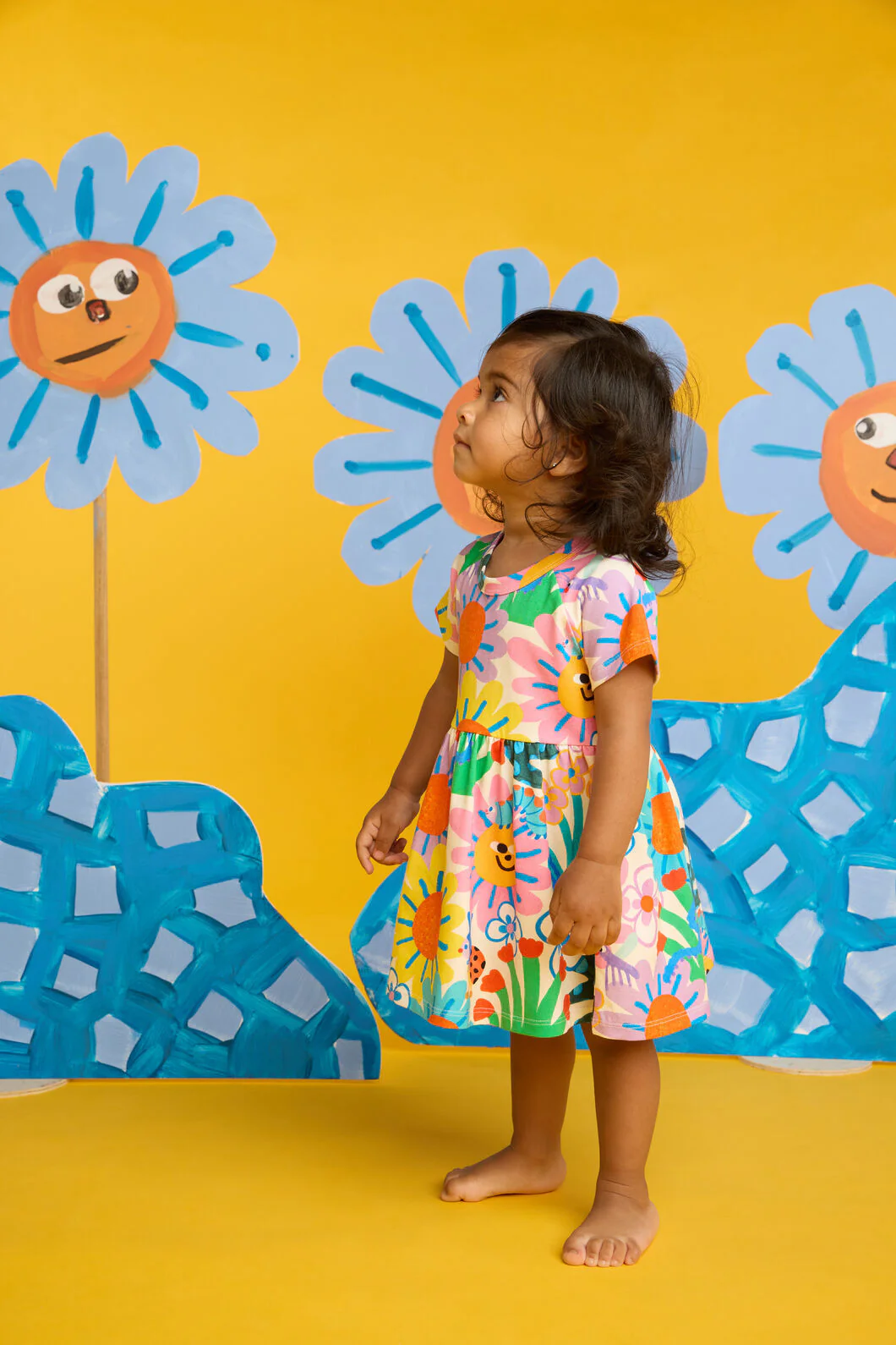 Hyper Floral Baby Dress - Image 2