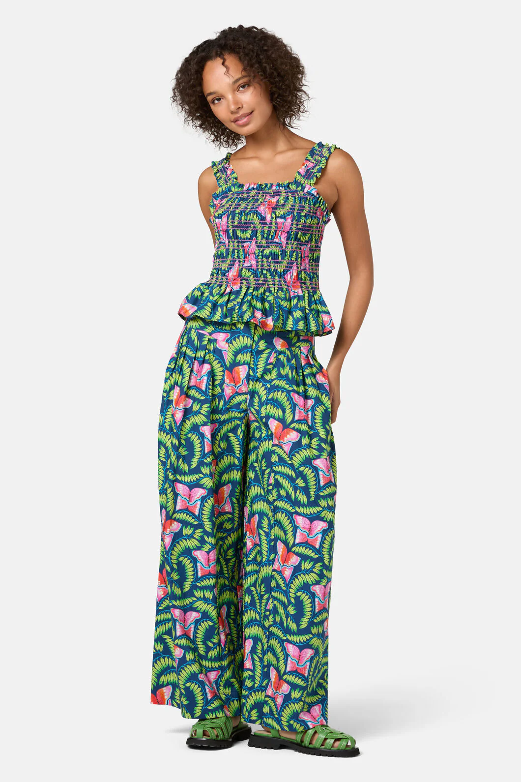 In Secret Ruched Print Tank - Image 3