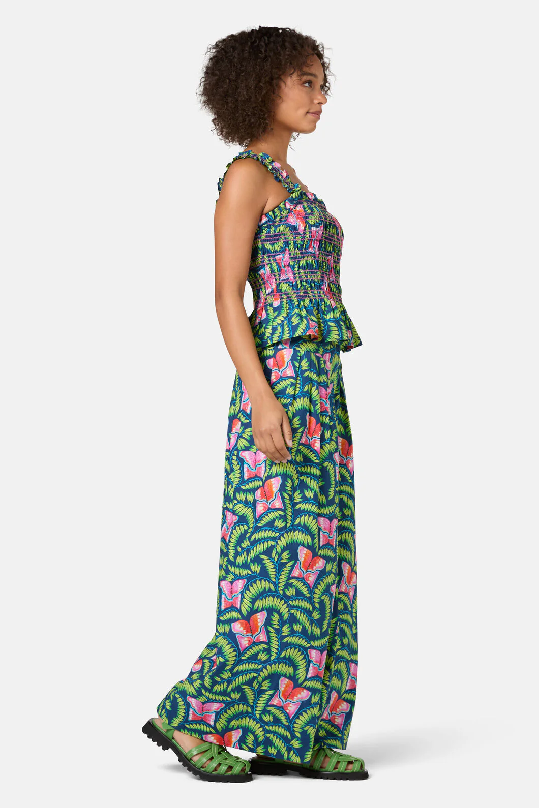 In Secret Ruched Print Tank - Image 4