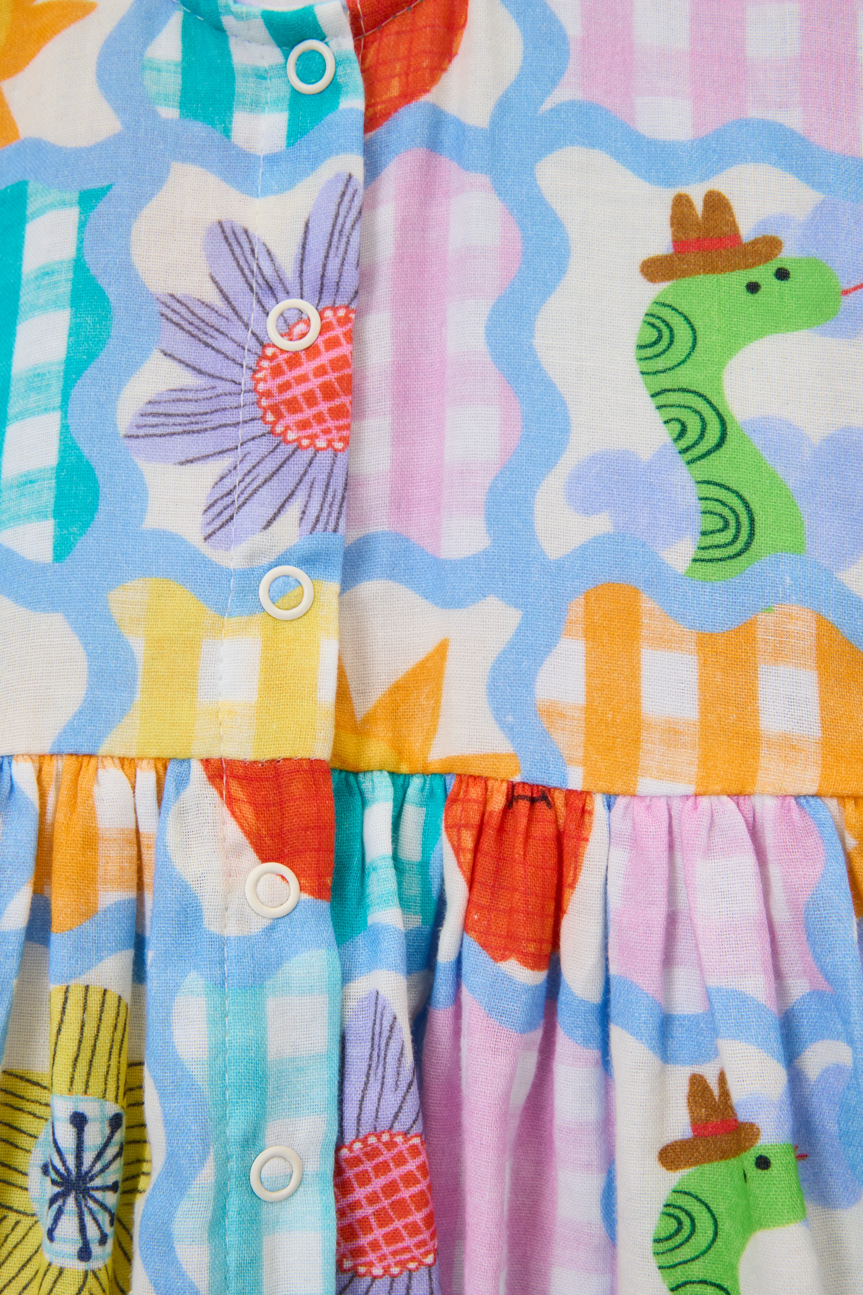 Jumble Check Baby Dress - Image 3