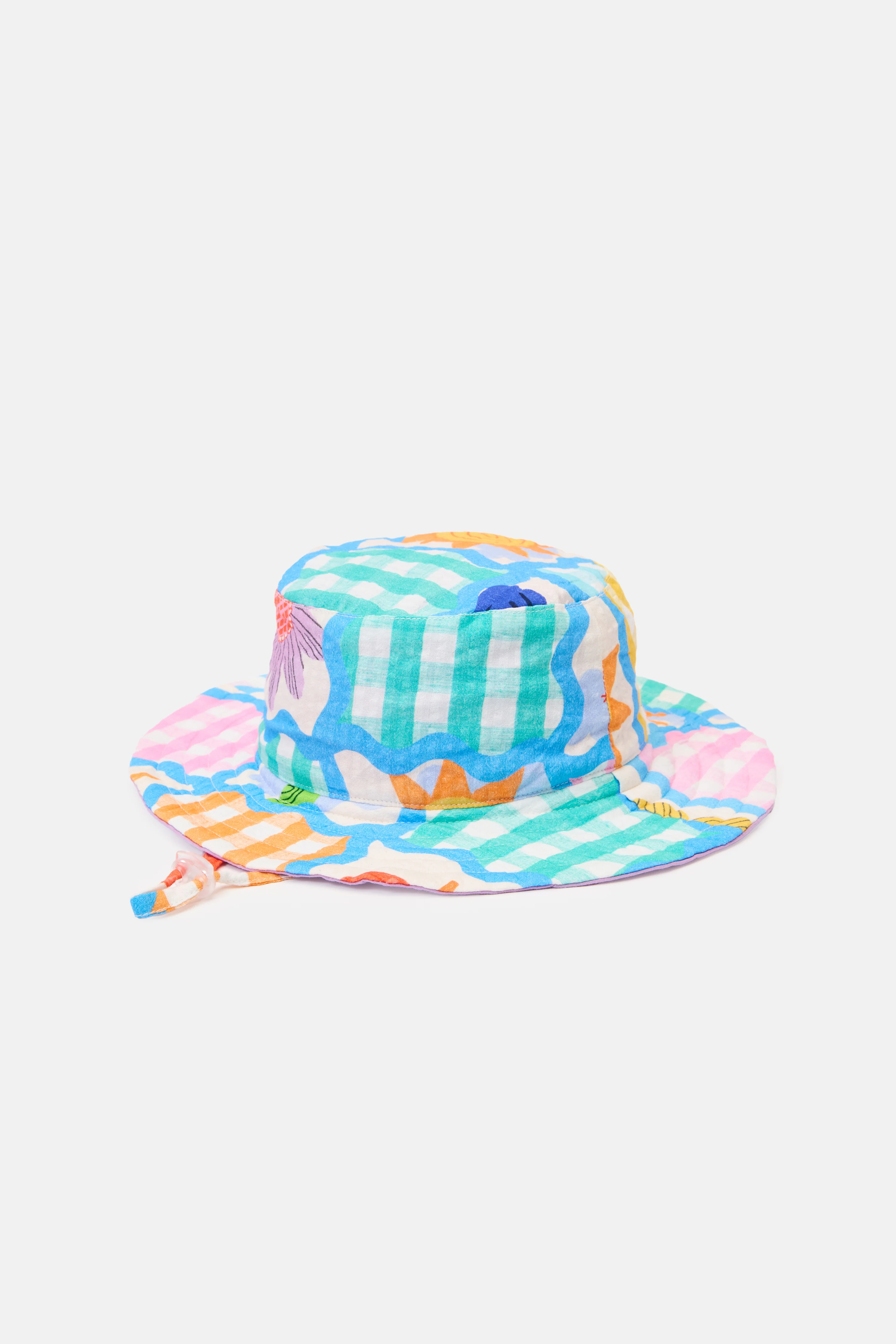 Jumble Check Kids Hat - Image 2
