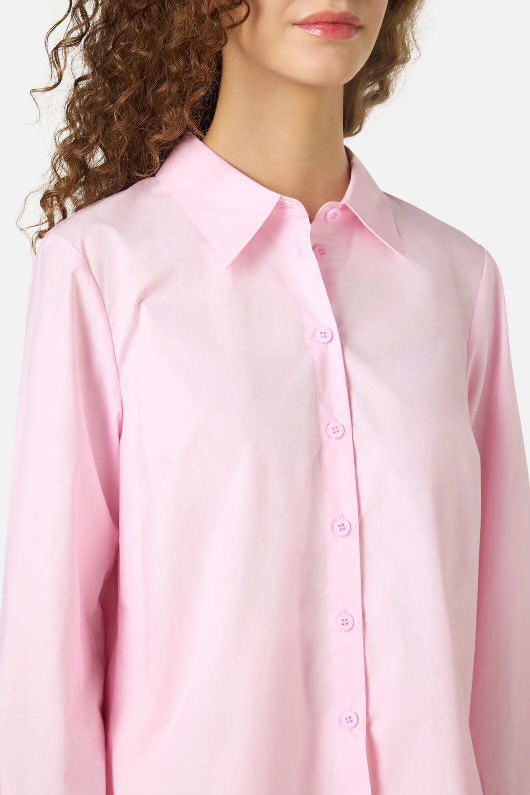 Juno Pleated Cotton Shirt - Image 5