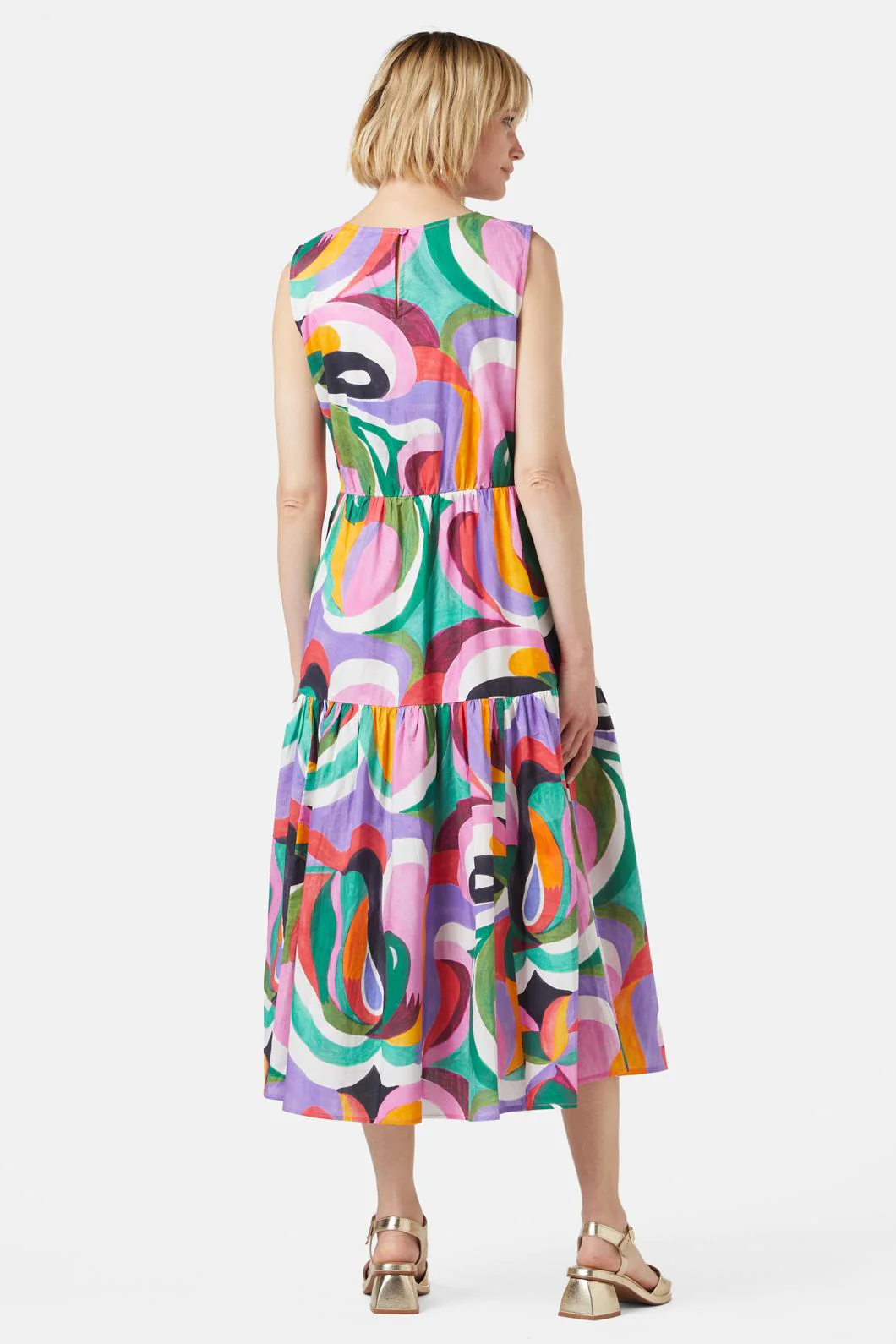 Kaleidoscopic Midi Dress - Image 5