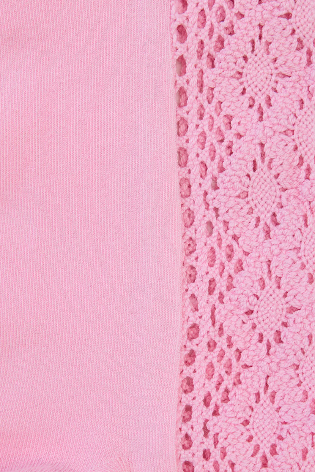 Lace Crew Socks W Pink - Image 2