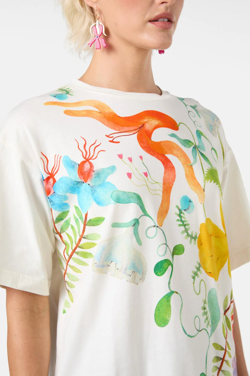 Leafy Lessons Oversized Tee - Image 5